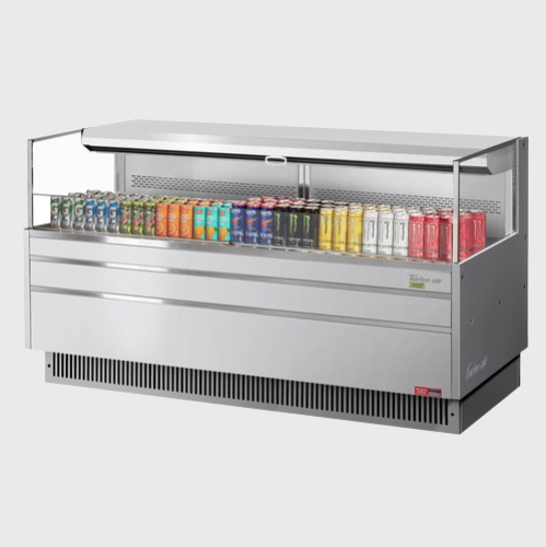 Turbo Air Horizontal Open Display Merchandiser Low Profile