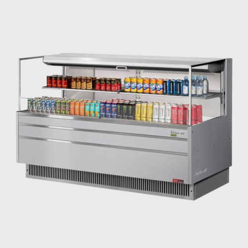 Turbo Air Horizontal Open Display Merchandiser Low Profile