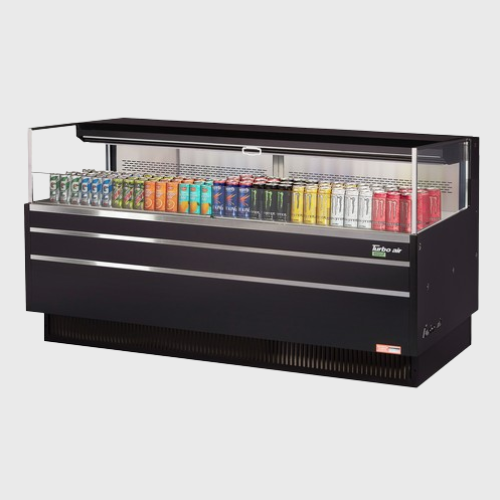 Turbo Air Horizontal Open Display Merchandiser Low Profile