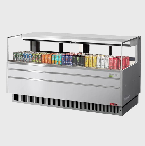 Turbo Air Horizontal Open Display Merchandiser Low Profile