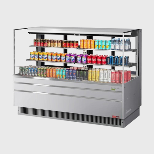 Turbo Air Horizontal Open Display Merchandiser Low Profile