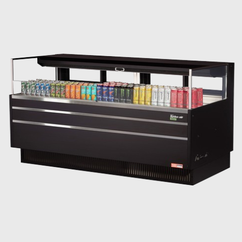 Turbo Air Horizontal Open Display Merchandiser Low Profile