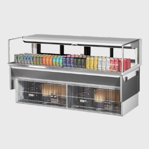 Turbo Air Drop-In Horizontal Open Display Case Low Profile