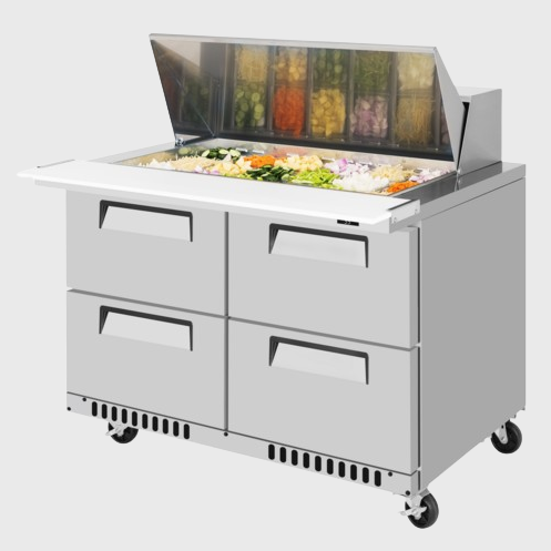 Turbo Air Super Deluxe Sandwich/Salad Mega Top Unit Two-Section