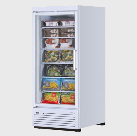 Turbo Air Super Deluxe One-Section Glass Merchandiser Freezer