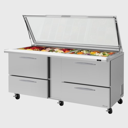 Turbo Air PRO Series Mega Top Sandwich/Salad Prep Table