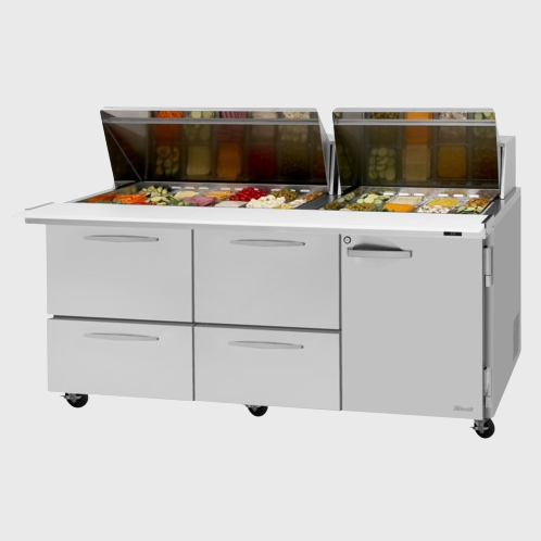 Turbo Air PRO Series Mega Top Sandwich/Salad Prep Table