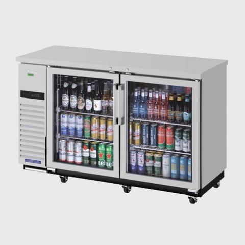Turbo Air Super Deluxe Narrow Back Bar Cooler Two-Section
