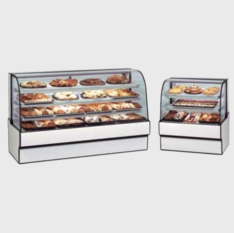Federal Industries Curved Glass Refrigerated Bakery Case