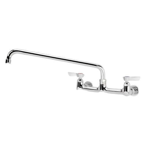 Krowne Silver Series Splash Mounted Faucet 8" Centers & 14" Swing Spout