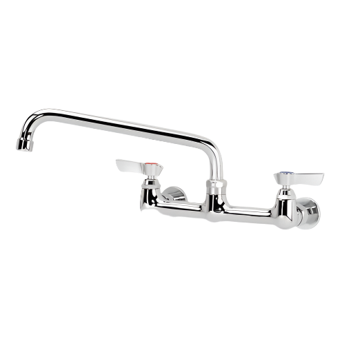 Krowne Silver Series Splash Mounted Faucet 8" Center & 10" Swing Spout