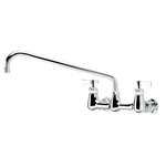 Krowne Royal Series Splash Mounted Faucet 8" Centers & 14" Swing Spout