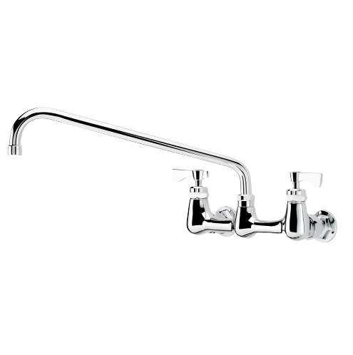 Krowne Royal Series Splash Mounted Faucet 8" Center & 14" Swing Spout