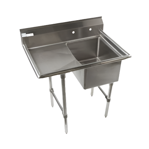 Klinger's Stainless Steel One Compartment Economy Sink 36-1/2" W