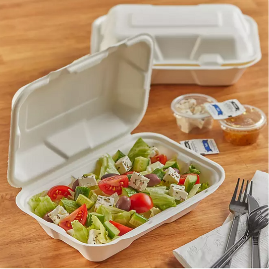 Hefty ECOSAVE Hoagie Container 9" x 6" x 3" - 75/Pack