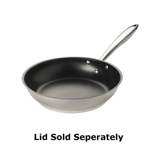Browne Deluxe Thermalloy® Stainless Steel Non-Stick Fry Pan 9.5" 5724060