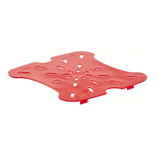 Cambro FreshPro Containers Translucent Red Drain Shelf For 6 & 8 Qt. 6SFSFPDPP266