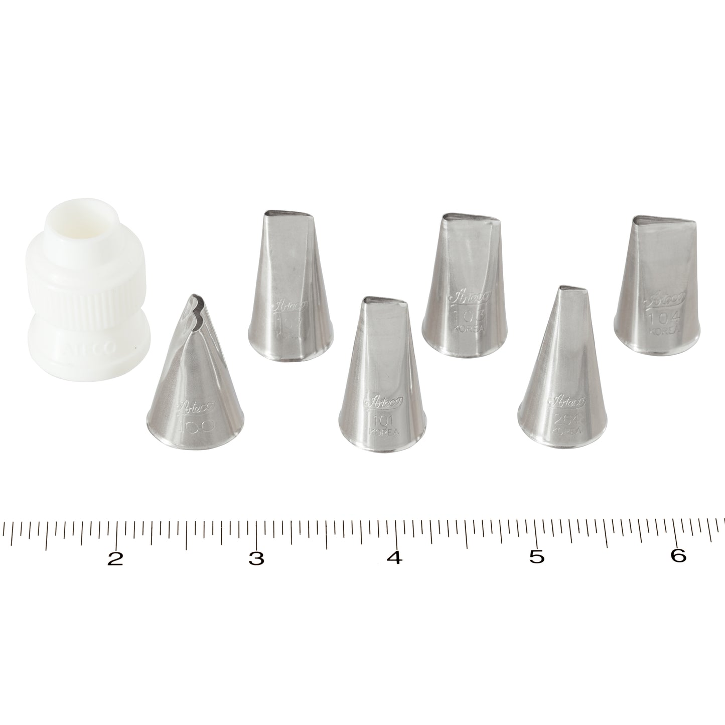 Ateco Stainless Steel Piping Tip Ruffle #100