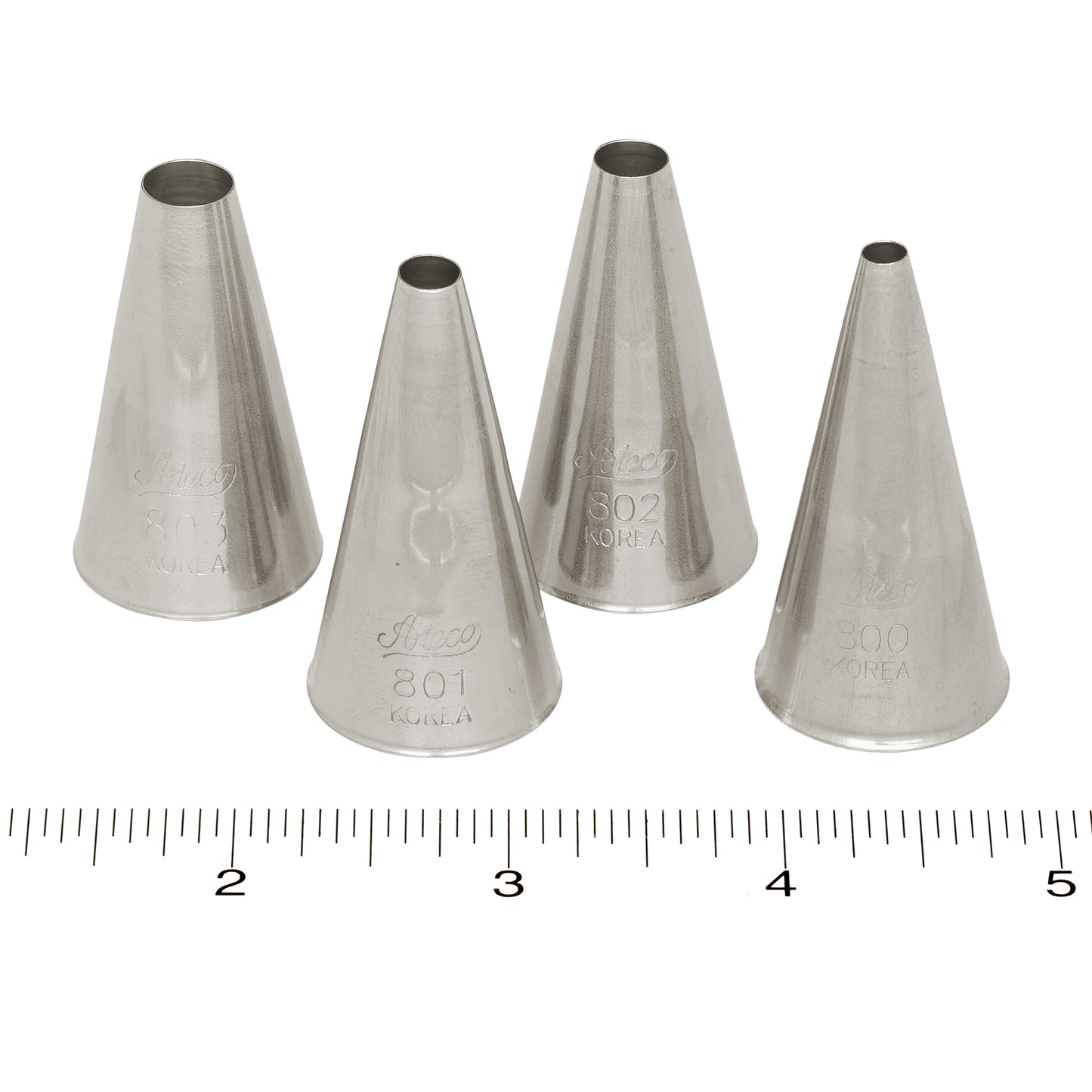 Ateco Stainless Steel Piping Tip Plain #803