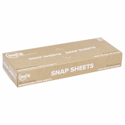 InnoPak 288460079 Snap Sheets HDPE Interleaved Food Service Sheets, 15" x 10.75" (10,000/Case)