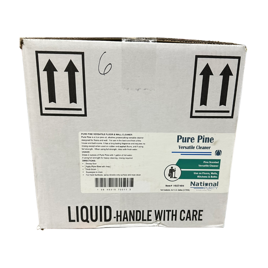 National Purity 1027404 Pure Pine Versatile Commercial Cleaner with True Pine Oil, 1 gal (4-Pack)
