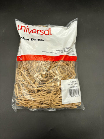 Universal Rubber Bands Beige #33 3-1/2" x 1/8" - 640/Bag