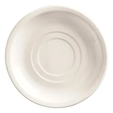 Yanco Round Porcelain Bright White Saucer 5-1/2" diameter AC-2 - 36/Case