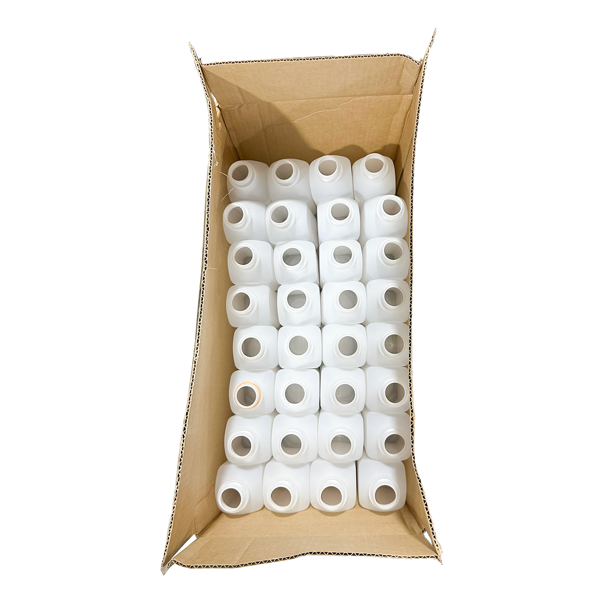 Detroit Cutlery Clear Plastic Juice Bottles, 32 oz - 64/Case