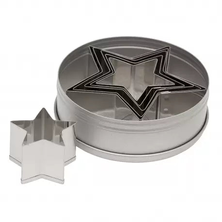 Ateco 6-Piece Stainless Steel Star Cutter Set 7805