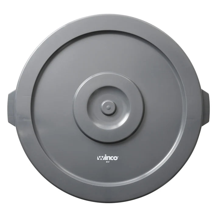 Huskee 55 Gallon Gray Round Trash Can Lid