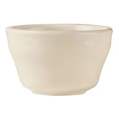 Yanco Ultima Cream White Round Rolled Edge Stoneware Bouillon Cup 7-1/4 oz. RE-4 - 36/Case