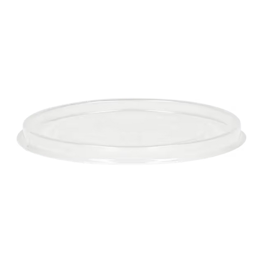 Inno-Pak Large Flat Clear PP Plastic Food Container Lid 191444534 - 500/Case