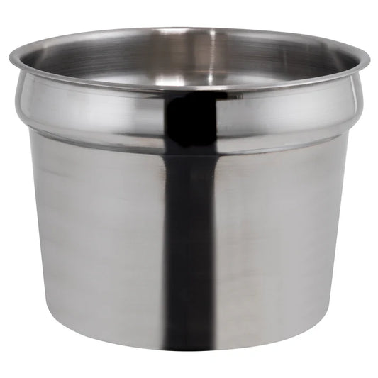 Winco Vegetable Inset Stainless Steel HW 11 Qt. INS-11.0M