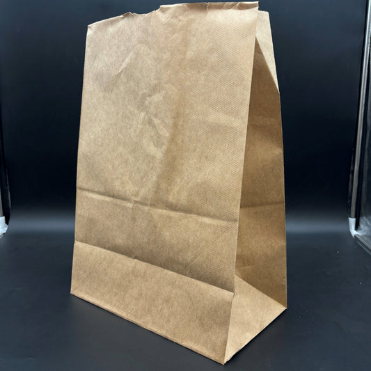 Brown Paper Bag 1/6 Size 75 lbs. - 400/Bundle