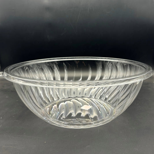 EMI Yoshi Clear Plastic Salad Bowl 320 oz. EMI-PTB320-16C - 25/Case