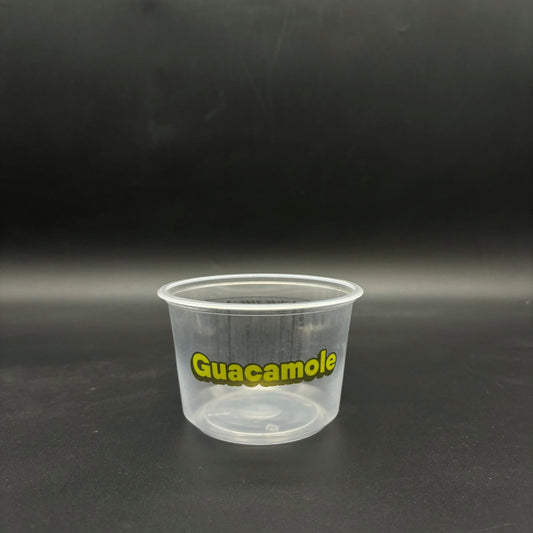 Deli Container 'Guacamole' Printed Clear 16 oz. - 500/Case