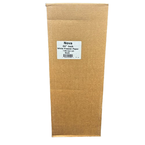 Freezer Paper Roll Boxed White 24" x 1000' - 1 Roll