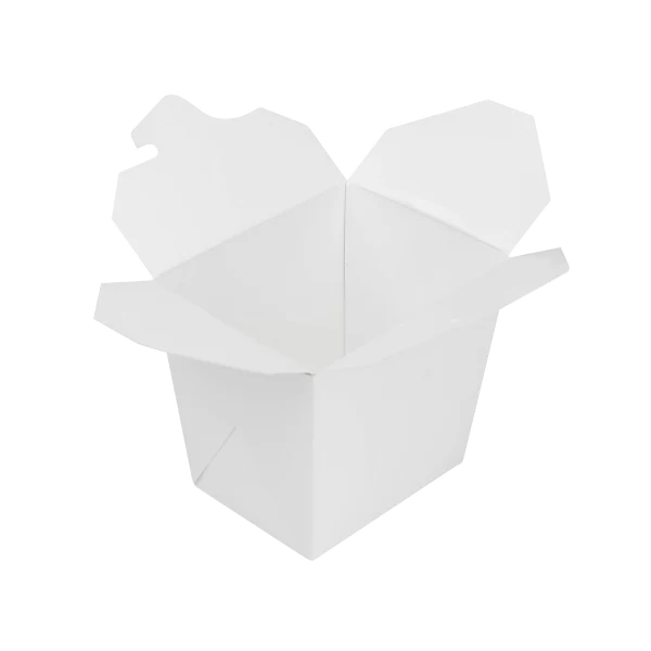 Chinese Paper Take-Out Container White 16 oz. - 450/Case