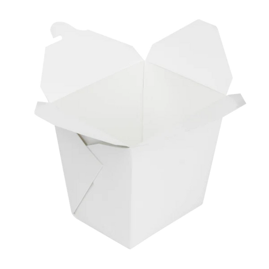 Chinese Paper Take-Out Container White 32 oz. - 500/Case