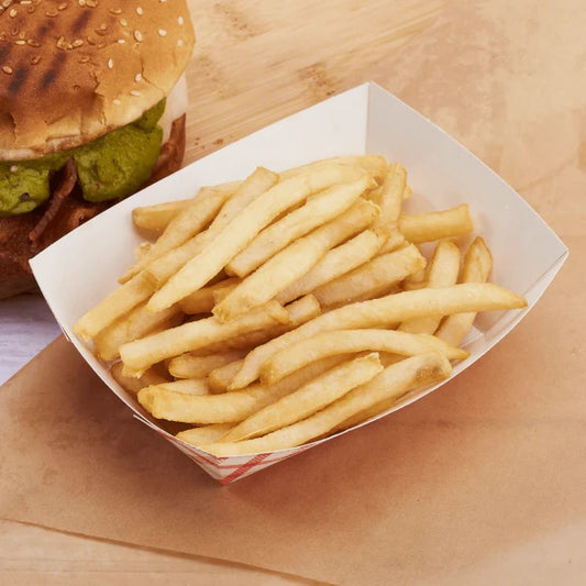 Paper Food Tray Red Plaid 1 lb. - 1000/Case