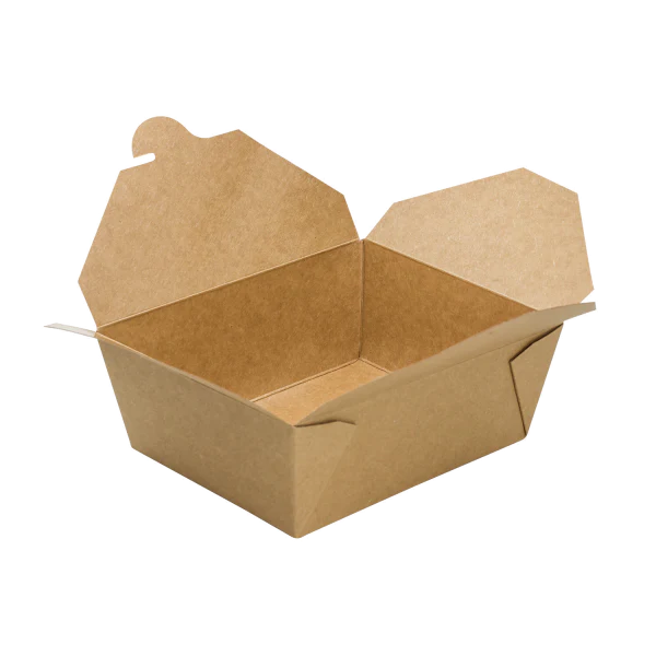 Take Out Box #8 Kraft Paper  6" x 4-5/8" x 2-1/2" - 300/Case