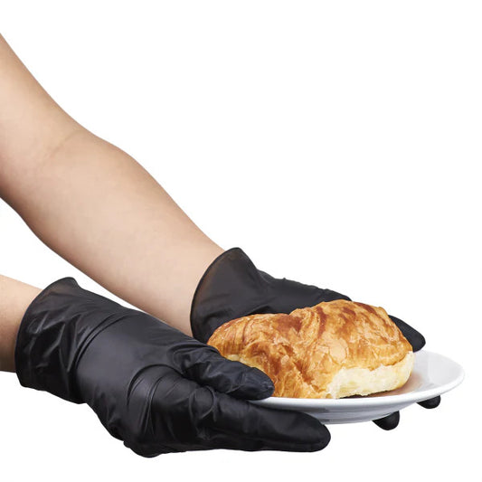 Nitrile Gloves Powder Free Black Large - 1000/Case