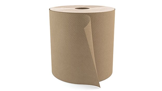 Hardwound Paper Towel Roll Natural 8" x 800' - 6/Case