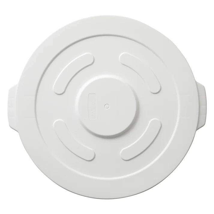 Huskee 20 Gallon White Round Trash Can Lid