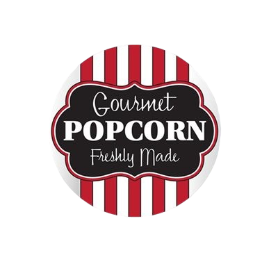 Specialty Bakery Label Gourmet Popcorn Freshly Made - 500/Roll
