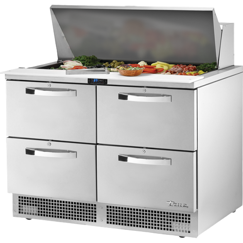 True SPEC SERIES Sandwich/Salad Unit Two-Section