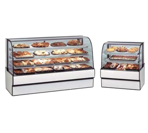 Federal Industries Curved Glass Non-Refrigerated Bakery Case