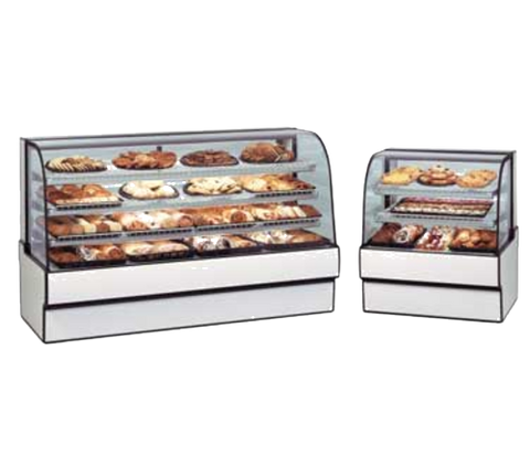 Federal Industries Curved Glass Non-Refrigerated Bakery Case