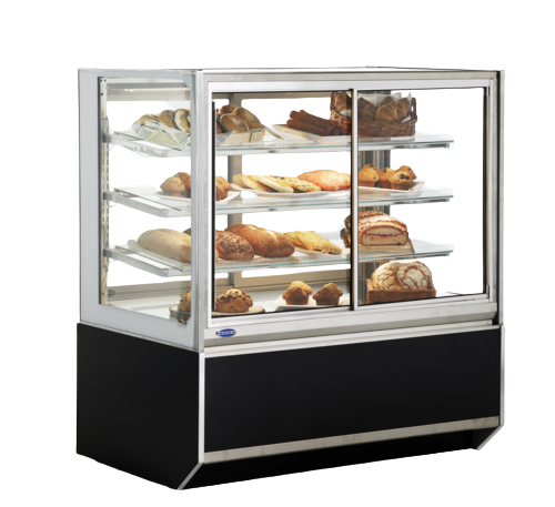 Federal Industries Italian Glass Non-Refrigerated Display Case