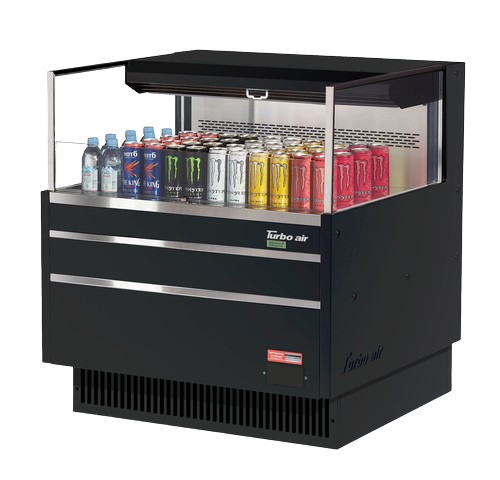 Turbo Air Horizontal Open Display Merchandiser Low Profile